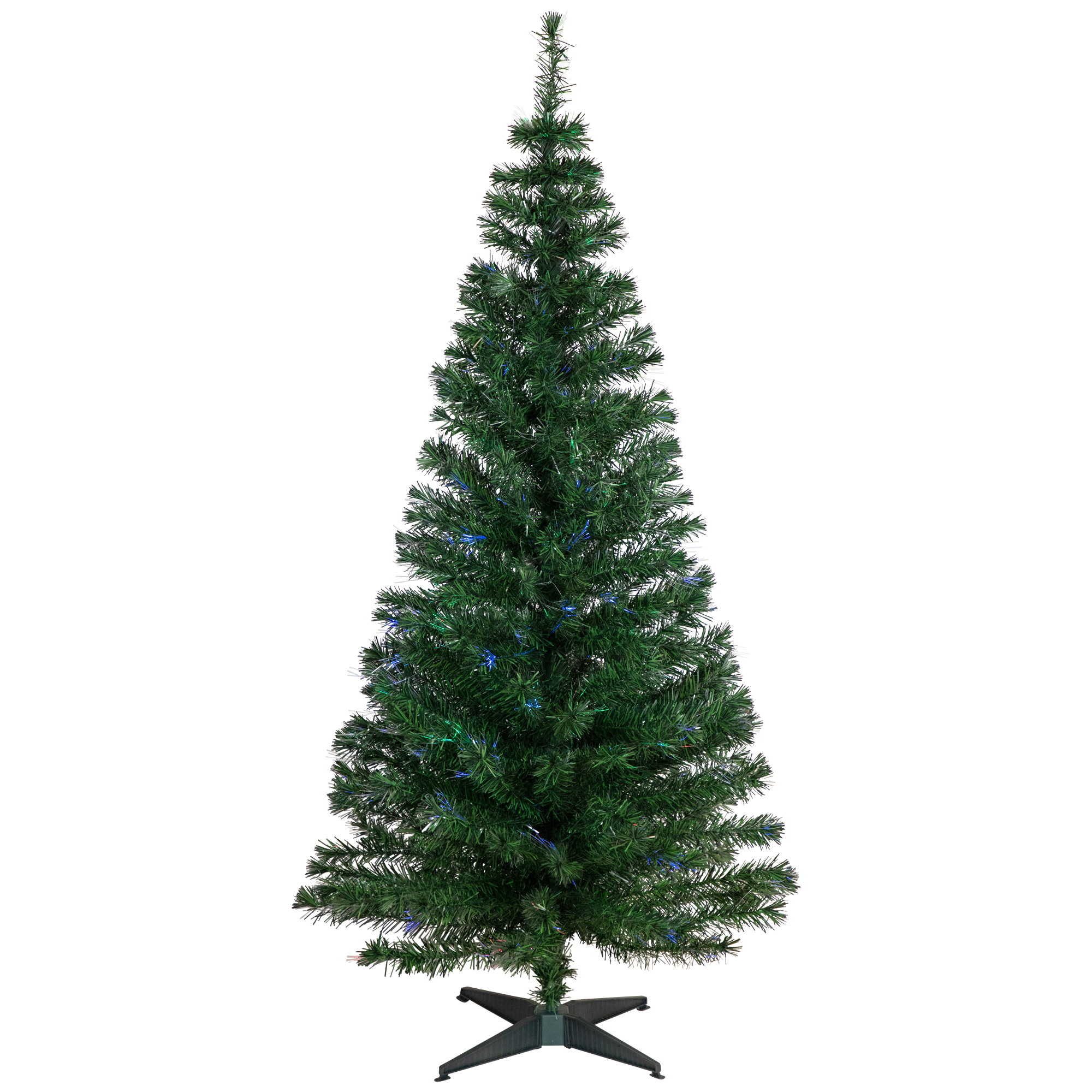 Northlight Pre-Lit Medium Multi-Color Fiber Optic Pine Christmas Tree - 6', image size:2000x2000