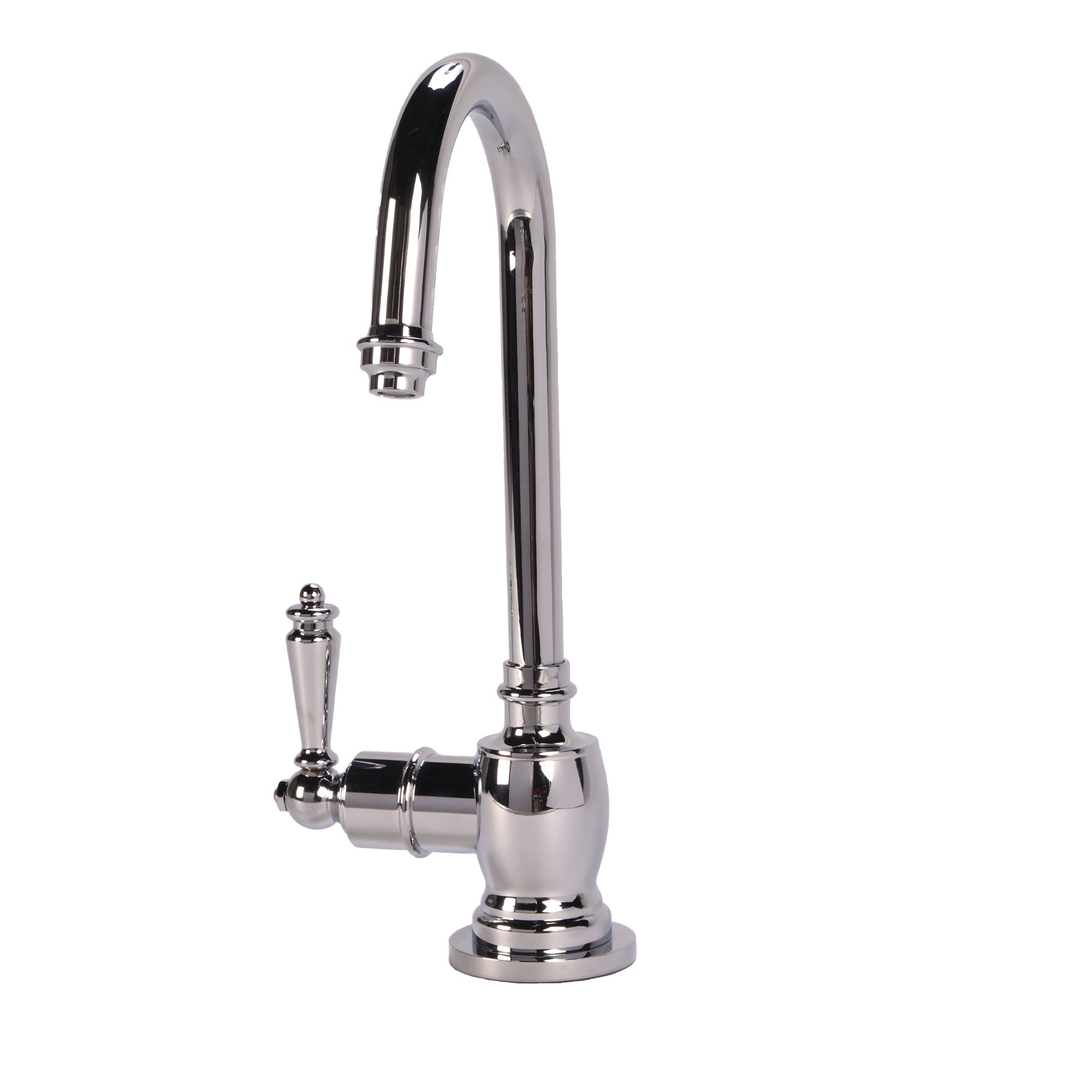 AquaNuTech Traditional C-Spout Hot Water Only Filtration Faucet, Chrome