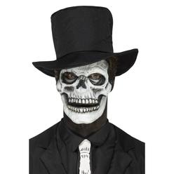 Smiffys 39" Black and White Face Skeleton Men Adult Halloween Makeup FX Costume Accessory