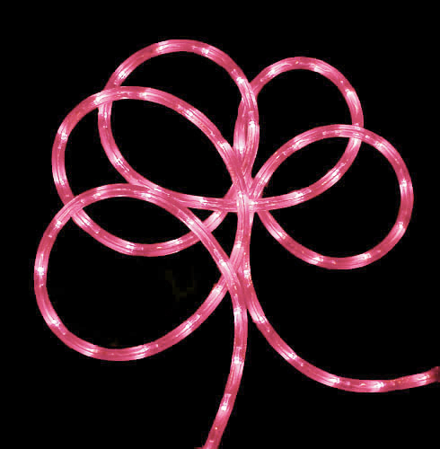 Northlight 24' Pink Commercial Grade LED Outdoor Christmas Rope Light on a Spool