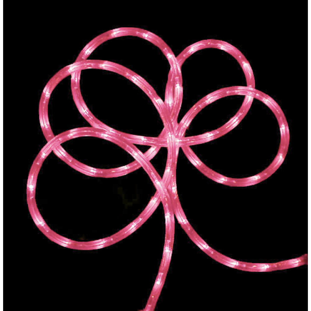 Northlight Commercial Grade LED Outdoor Christmas Rope Lights - Pink - 150'