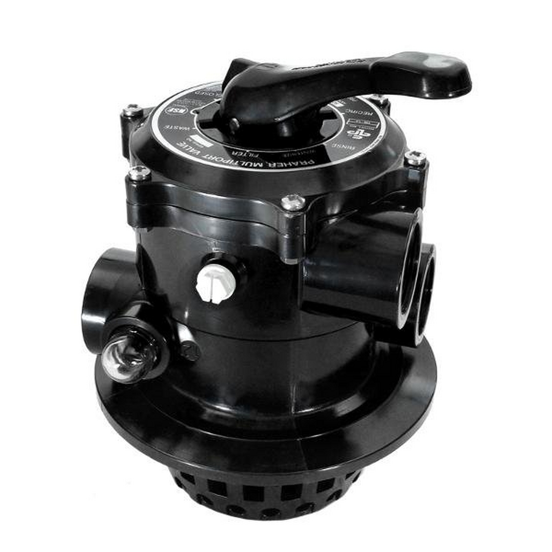 The Pool Supply Shop 8.25” Black 6 – Way Pool Valve with Clamp Flange