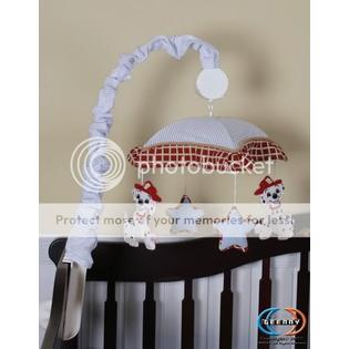 Geenny Musical Mobile For Firetruck Fire Truck Crib Bedding Set