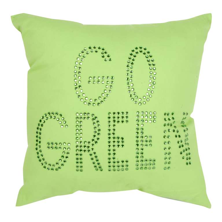 Homesense Dcor Collection Go Green Decorative Lime Green Throw