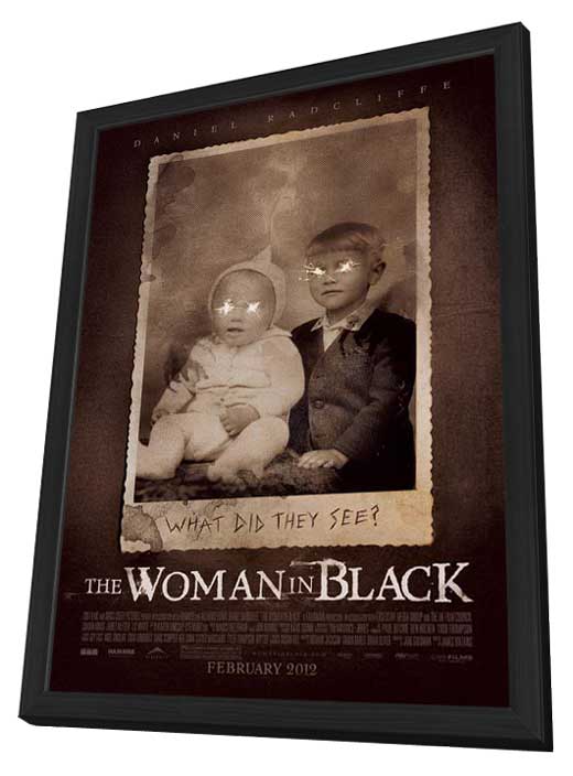 Pop Culture Graphics The Woman in Black Poster Movie B - in Deluxe Wood Frame 27 x 40 Inches - 69cm x 102cm Emma Shorey Harmon Molly Sophie Stuckey