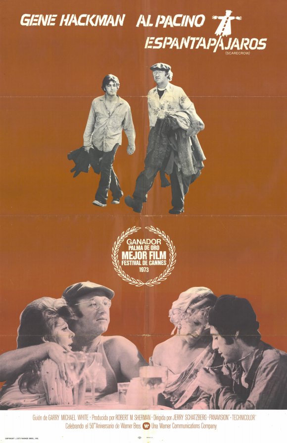 Pop Culture Graphics Scarecrow Poster Movie Spanish 11 x 17 In - 28cm x 44cm Gene Hackman Al Pacino Ann Wedgeworth Eileen Brennan Richard Lynch