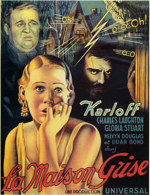 Pop Culture Graphics The Old Dark House Poster Movie Foreign 11 x 17 In - 28cm x 44cm Boris Karloff Melvyn Douglas Charles Laughton Gloria Stuart Ern