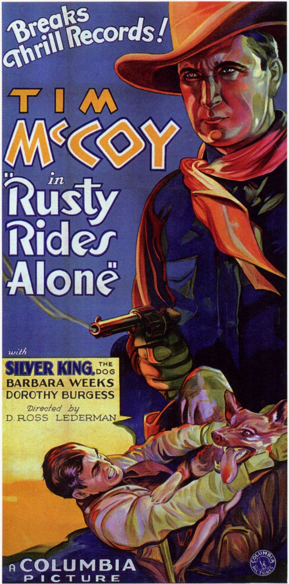 Pop Culture Graphics Rusty Rides Alone Poster Movie B 11 x 17 In - 28cm x 44cm