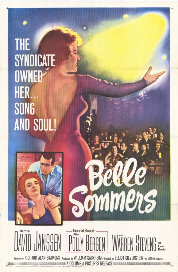 Pop Culture Graphics Belle Sommers Poster Movie 11 x 17 In - 28cm x 44cm Polly Bergen David Janssen Jay Adler Carroll OConnor Warren Stevens
