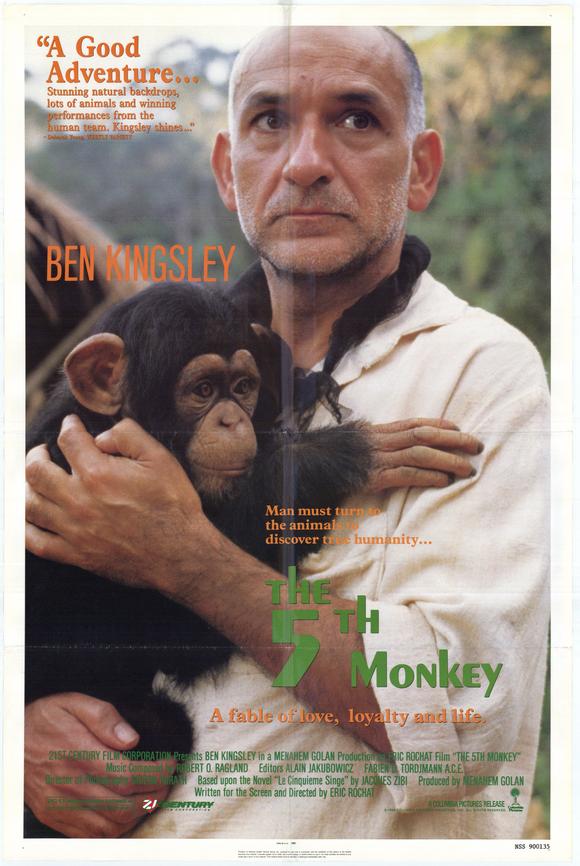 Pop Culture Graphics The Fifth Monkey Poster Movie 11 x 17 In - 28cm x 44cm Ben Kingsley