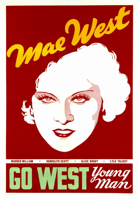 Pop Culture Graphics Go West Young Man Poster Movie 11 x 17 In - 28cm x 44cm Mae West Randolph Scott Warren William Alice Brady Elizabeth Patterson L