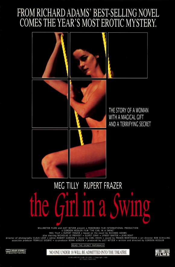 Pop Culture Graphics The Girl in a Swing Poster Movie 11 x 17 In - 28cm x 44cm Meg Tilly Rupert Frazer Nicholas Le Prevost Elspet Gray Lynsey Baxter