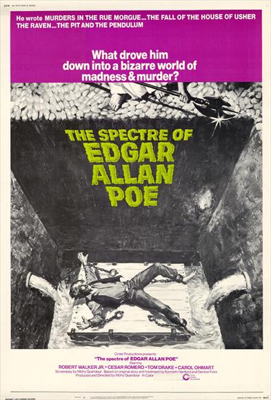 Pop Culture Graphics The Spectre of Edgar Allan Poe Poster Movie 11 x 17 In - 28cm x 44cm Cesar Romero Robert Walker Jr. Tom Drake