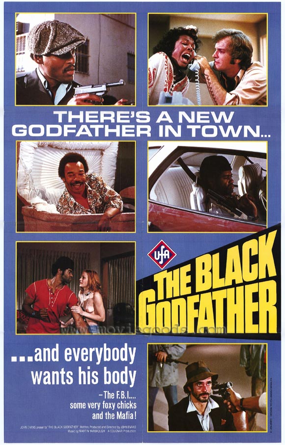 Pop Culture Graphics The Black Godfather Poster Movie C 11 x 17 In - 28cm x 44cm Rod Perry Damu King Don Chastain Jimmy Witherspoon Diane Summerfield