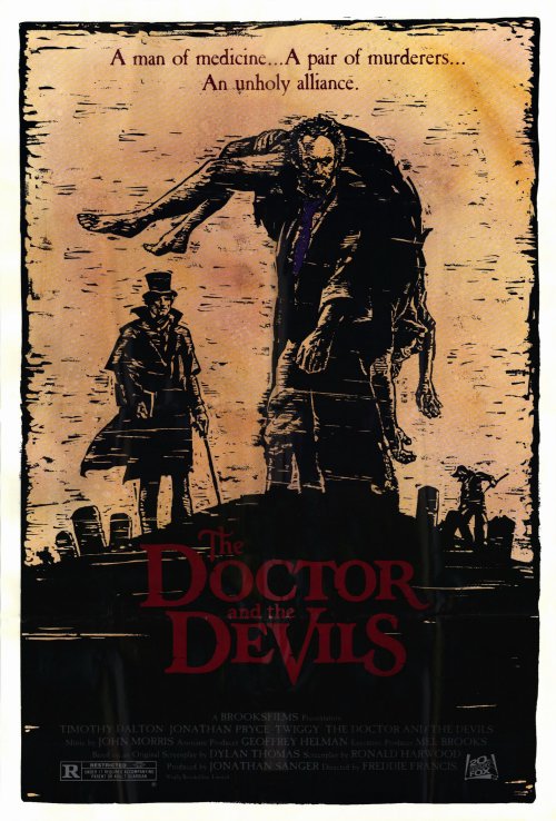 Pop Culture Graphics The Doctor and The Devils Poster Movie 11 x 17 In - 28cm x 44cm Timothy Dalton Julian Sands Jonathan Pryce Twiggy Stephen Rea Be