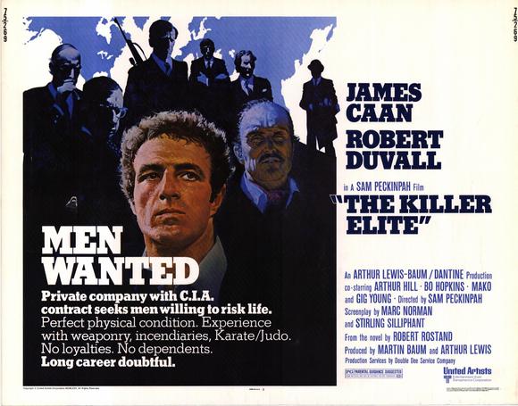 Pop Culture Graphics The Killer Elite Poster Movie Half Sheet 22 x 28 Inches - 56cm x 72cm James Caan Robert Duvall Arthur Hill Gig Young