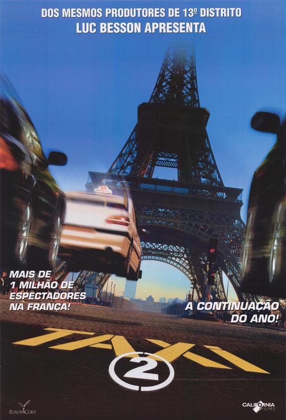 Pop Culture Graphics Taxi 2 Poster Movie Brazilian 27 x 40 Inches - 69cm x 102cm Samy Naceri Frdric Diefenthal Marion Cotillard Emma Sjberg