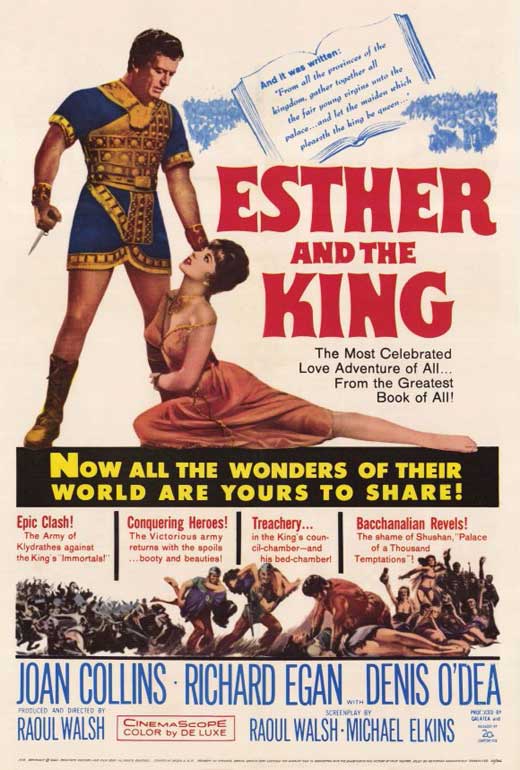 Pop Culture Graphics Esther and the King Poster Movie 27 x 40 Inches - 69cm x 102cm Joan Collins Richard Egan Denis O'Dea Sergio Fantoni