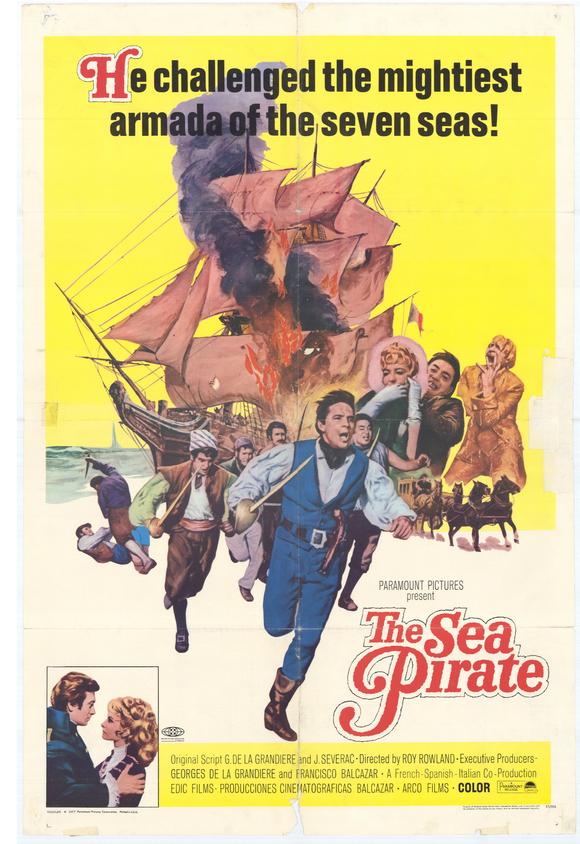 Pop Culture Graphics The Sea Pirate Poster Movie 27 x 40 Inches - 69cm x 102cm Grard Barray Antonella Lualdi Terence Morgan Genevive Casile