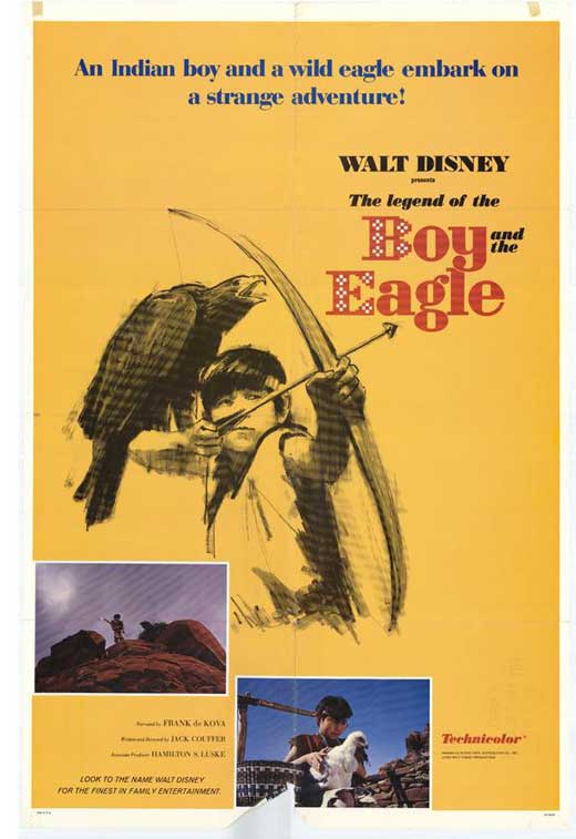 Pop Culture Graphics Legend of the Boy and the Eagle Poster Movie 27 x 40 Inches - 69cm x 102cm Frank DeKova Stanford Lomakema