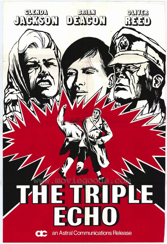Pop Culture Graphics Triple Echo Poster Movie 27 x 40 Inches - 69cm x 102cm Glenda Jackson Oliver Reed Brian Deacon Anthony May