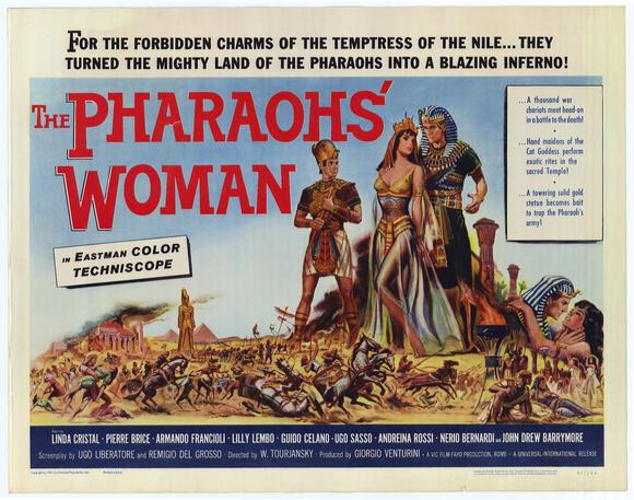 Pop Culture Graphics The Pharaoh's Woman Poster Movie B 27 x 40 Inches - 69cm x 102cm Linda Cristal Pierre Brice Armando Francioli