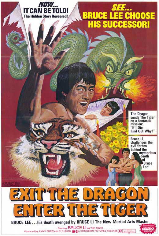 Pop Culture Graphics Exit the Dragon Enter the Tiger Poster Movie 27 x 40 Inches - 69cm x 102cm Bruce Li Yi Chang Ma Chi Chiang Tsao Shao Jung