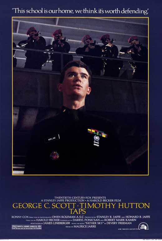 Pop Culture Graphics Taps Poster Movie 27 x 40 Inches - 69cm x 102cm Timothy Hutton George C. Scott Ronny Cox Sean Penn