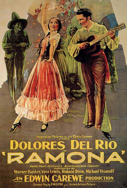 Pop Culture Graphics Ramona Poster Movie 27 x 40 Inches - 69cm x 102cm Dolores del Rio Warner Baxter Roland Drew Vera Lewis