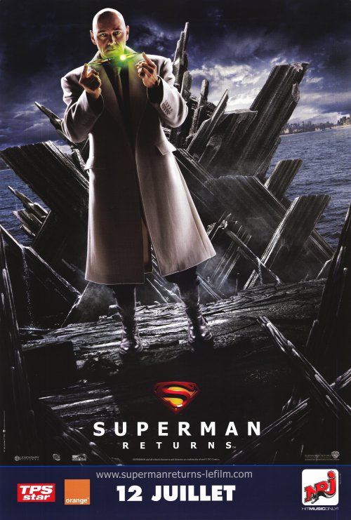 Pop Culture Graphics Superman Returns Poster Movie French 27 x 40 Inches - 69cm x 102cm Brandon Routh Kate Bosworth Kevin Spacey Marlon Brando