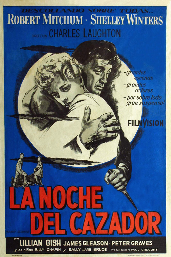 Pop Culture Graphics The Night of the Hunter Poster Movie Argentine C 27 x 40 Inches - 69cm x 102cm Robert Mitchum Shelley Winters Lillian Gish