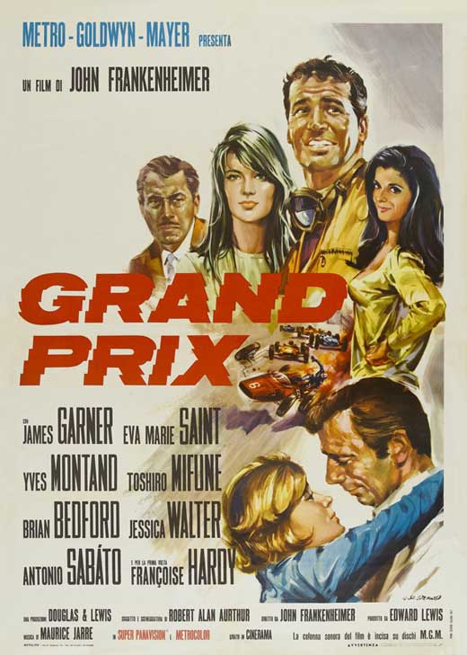 Pop Culture Graphics Grand Prix Poster Movie Italian 11 x 17 Inches - 28cm x 44cm James Garner Eva Marie Saint Yves Montand Toshiro Mifune