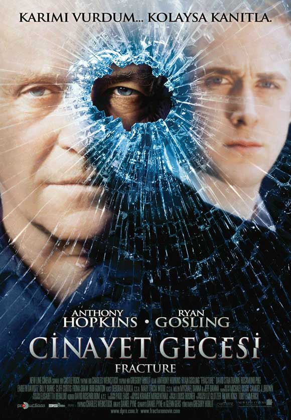 Pop Culture Graphics Fracture Poster Movie Turkish 27 x 40 Inches - 69cm x 102cm Anthony Hopkins Ryan Gosling David Strathairn Billy Burke