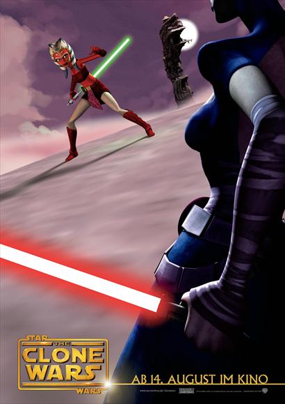 Pop Culture Graphics Star Wars: The Clone Wars Poster Movie German D 11 x 17 Inches - 28cm x 44cm Created by George Lucas