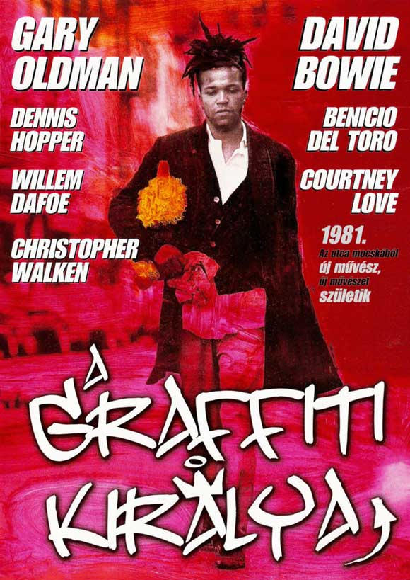 Pop Culture Graphics Basquiat Poster Movie Hungarian 11 x 17 Inches - 28cm x 44cm Jeffrey Wright David Bowie Dennis Hopper Gary Oldman