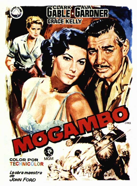 Pop Culture Graphics Mogambo Poster Movie Spanish B 11 x 17 Inches - 28cm x 44cm Clark Gable Ava Gardner Grace Kelly