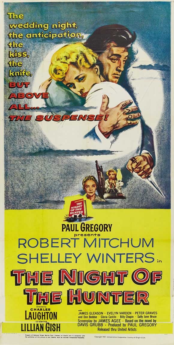 Pop Culture Graphics The Night of the Hunter Poster Movie D 11 x 17 Inches - 28cm x 44cm Robert Mitchum Shelley Winters Lillian Gish Don Beddoe