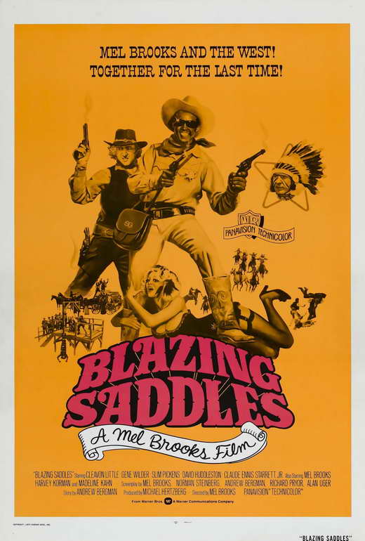 Pop Culture Graphics Blazing Saddles Poster Movie E 27 x 40 Inches - 69cm x 102cm Cleavon Little Harvey Korman Madeline Kahn Gene Wilder
