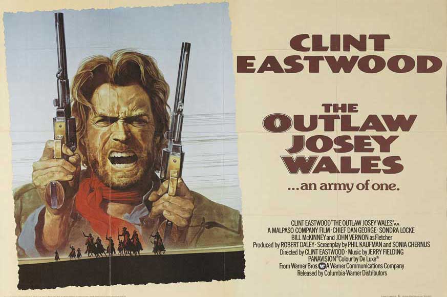 Pop Culture Graphics Outlaw Josey Wales Poster Movie 30 x 40 Inches - 77cm x 102cm Clint Eastwood Chief Dan George Sondra Locke Matt Clark