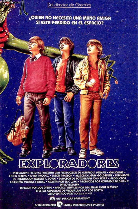 Pop Culture Graphics Explorers Poster Movie Spanish 11 x 17 Inches - 28cm x 44cm Ethan Hawke River Phoenix Jason Presson Amanda Peterson