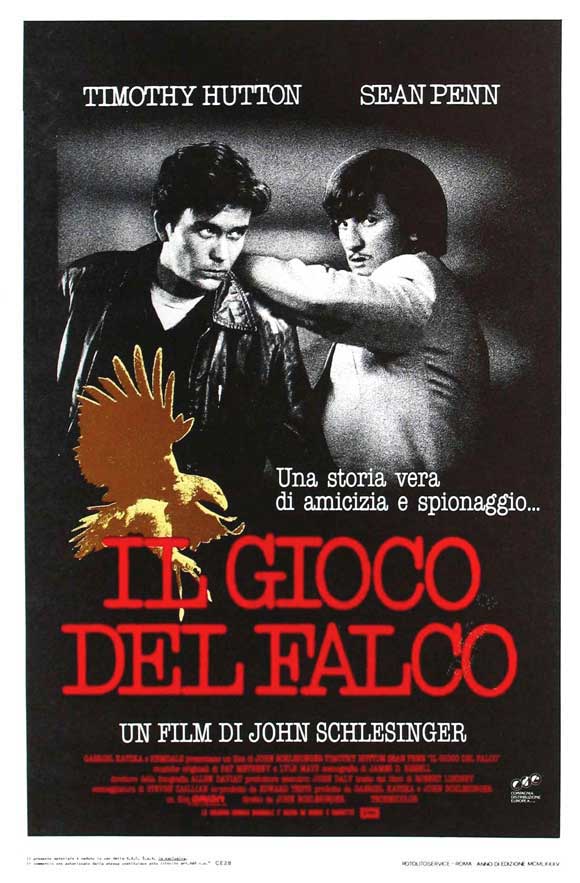Pop Culture Graphics The Falcon and the Snowman Poster Movie Italian 11 x 17 Inches - 28cm x 44cm Sean Penn Timothy Hutton Lori Singer Pat Hingle