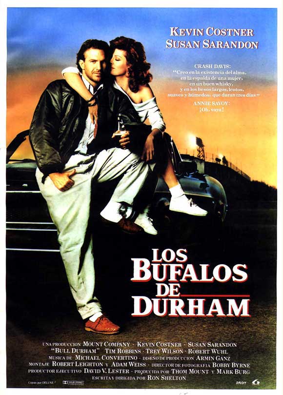 Pop Culture Graphics Bull Durham Poster Movie Spanish 11 x 17 Inches - 28cm x 44cm Kevin Costner Susan Sarandon Tim Robbins Trey Wilson