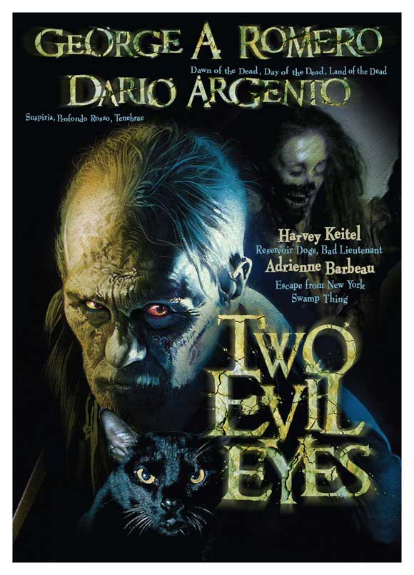 Pop Culture Graphics Two Evil Eyes Poster Movie Danish 11 x 17 Inches - 28cm x 44cm
