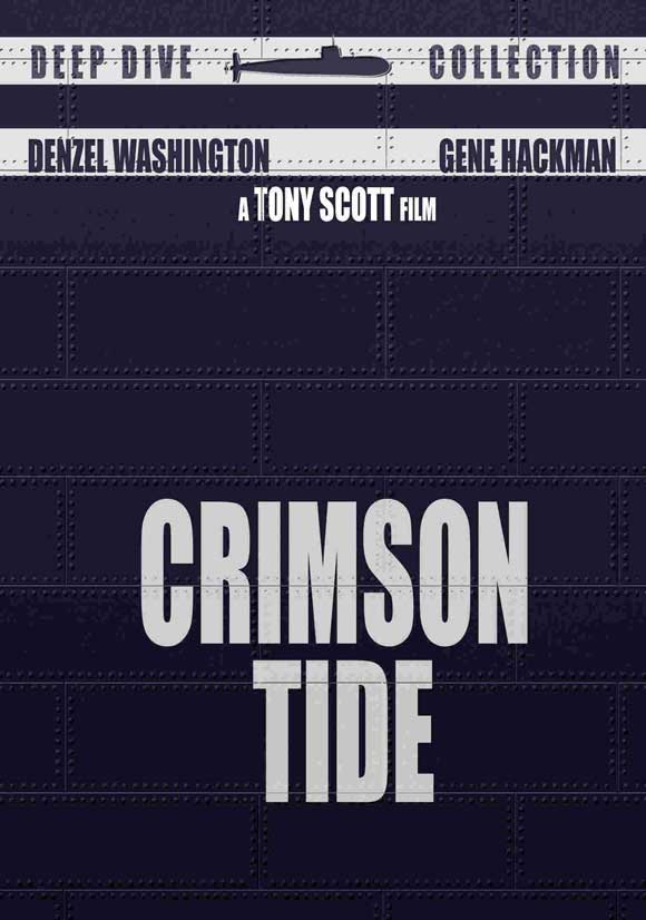 Pop Culture Graphics Crimson Tide Poster Movie B 11 x 17 Inches - 28cm x 44cm Gene Hackman Denzel Washington George Dzundza Viggo Mortensen