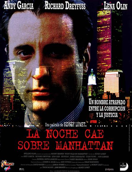 Pop Culture Graphics Night Falls on Manhattan Poster Movie Spanish 11 x 17 Inches - 28cm x 44cm Dominic Chianese Andy Garcia Ian Holm