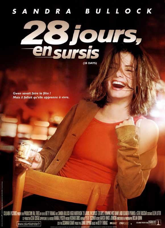 Pop Culture Graphics 28 Days Poster Movie French 27 x 40 Inches - 69cm x 102cm Sandra Bullock Viggo Mortensen Dominic West Diane Ladd