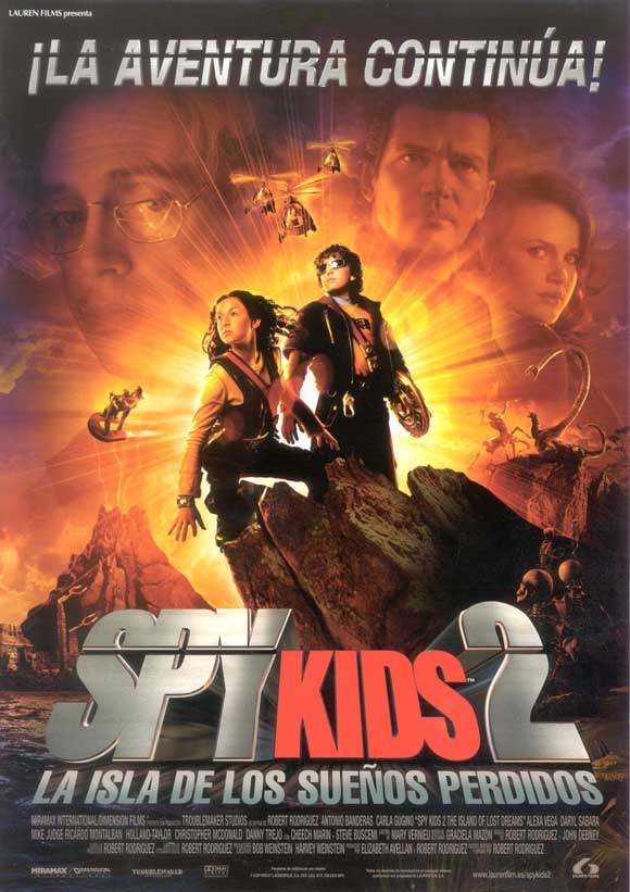 Pop Culture Graphics Spy Kids 2: The Island of Lost Dreams Poster Movie Spanish B 11 x 17 Inches - 28cm x 44cm Antonio Banderas Carla Gugino