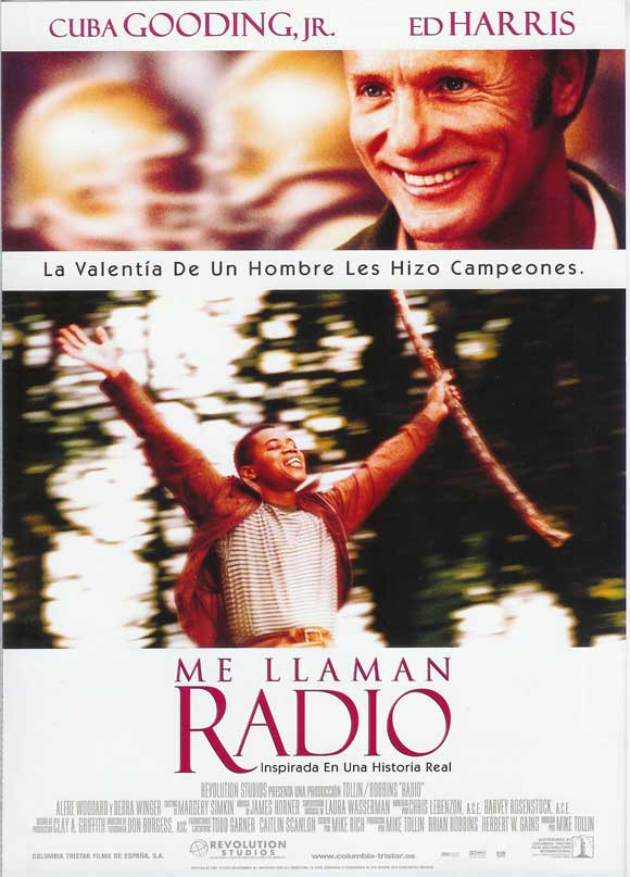 Pop Culture Graphics Radio Poster Movie Spanish 27 x 40 Inches - 69cm x 102cm Cuba Gooding Jr. Ed Harris Riley Smith Sarah Drew
