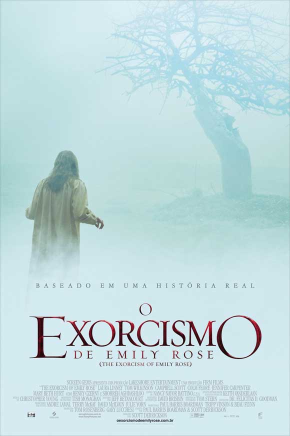 Pop Culture Graphics The Exorcism of Emily Rose Poster Movie Brazilian 27 x 40 Inches - 69cm x 102cm Laura Linney Shohreh Aghdashloo JR Bourne