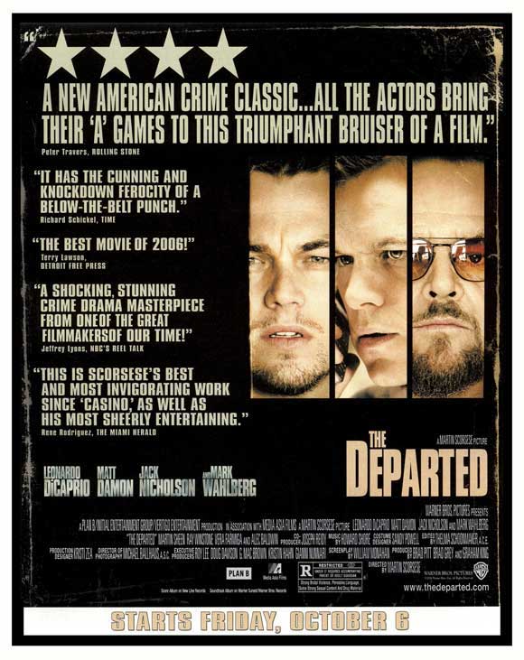 Pop Culture Graphics The Departed Poster Movie O 27 x 40 Inches - 69cm x 102cm Leonardo DiCaprio Matt Damon Jack Nicholson Martin Sheen